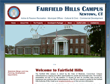 Tablet Screenshot of fairfieldhills.org